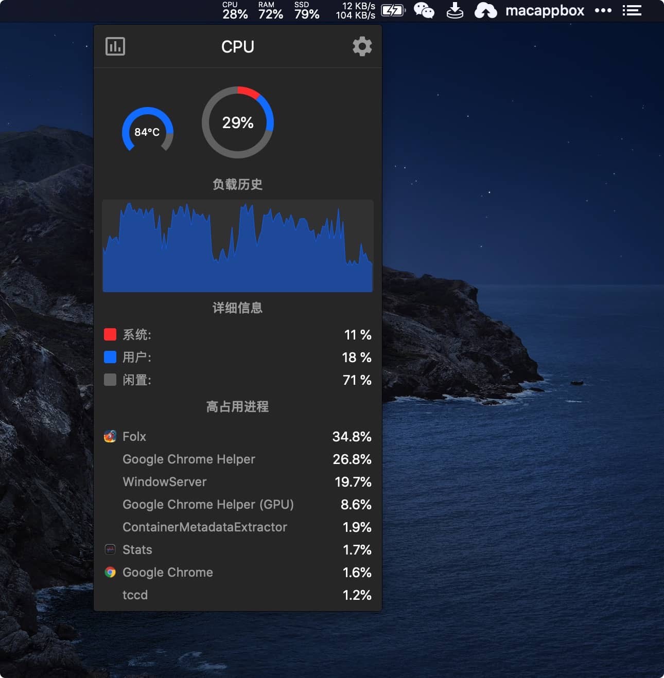 Stats 2.11.11 菜单栏系统监控-Empower资源站 Stats 2.11.11 菜单栏系统监控-Empower资源站
