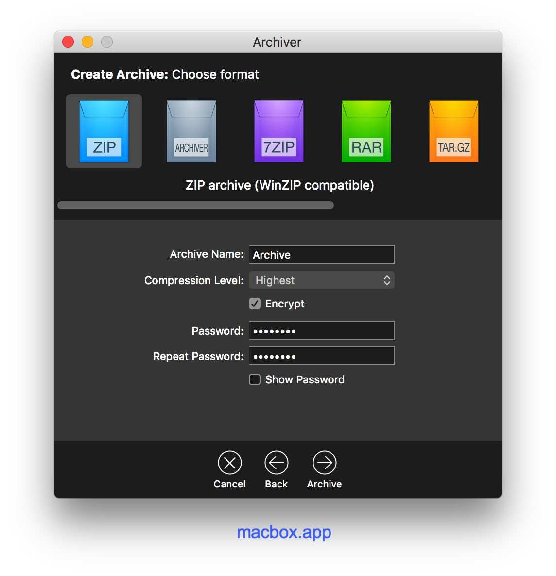 Archiver 4.2.0 mac压缩软件 Archiver mac破解版下载-Empower资源站 Archiver 4.2.0 mac压缩软件 Archiver mac破解版下载-Empower资源站