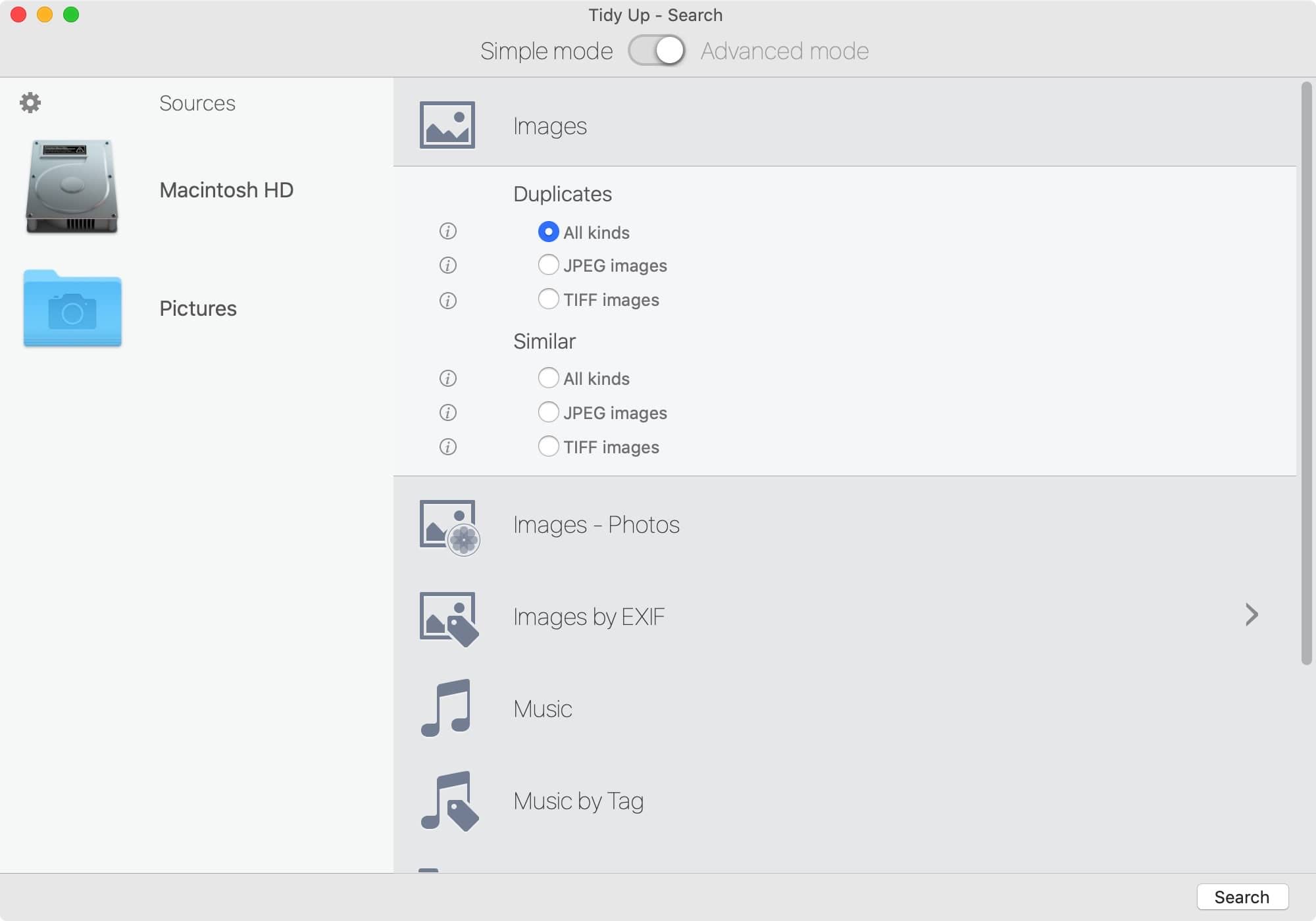 Tidy Up 6.0.4 macOS重复文件查找磁盘清理工具-Empower资源站 Tidy Up 6.0.4 macOS重复文件查找磁盘清理工具-Empower资源站