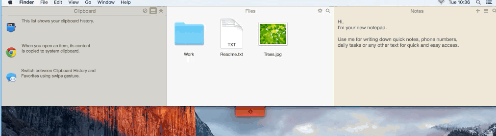 Unclutter 2.2.10 剪贴板缓存文件暂存笔记三合一-Empower资源站 Unclutter 2.2.10 剪贴板缓存文件暂存笔记三合一-Empower资源站