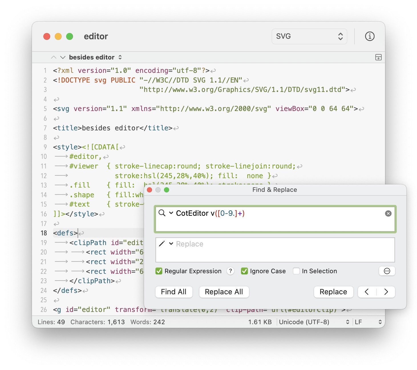 CotEditor 4.8.7 mac纯文本编辑器-Empower资源站 CotEditor 4.8.7 mac纯文本编辑器-Empower资源站