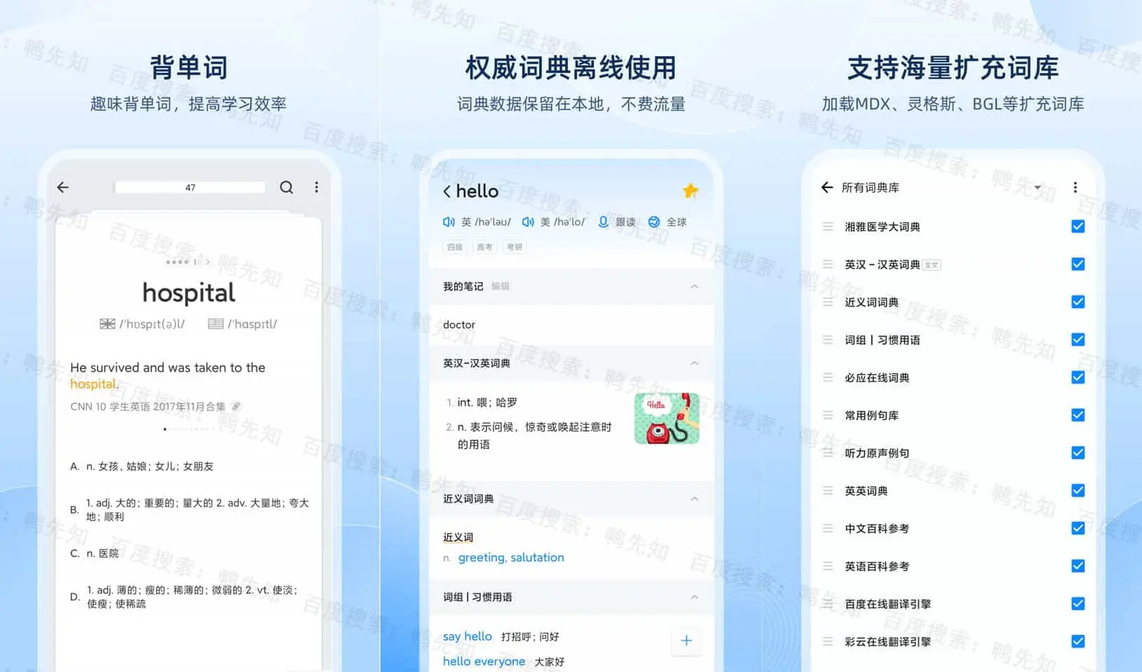 欧路词典 v10.0.0 英语学习者的必备参考软件，去广告解锁版-Empower资源站