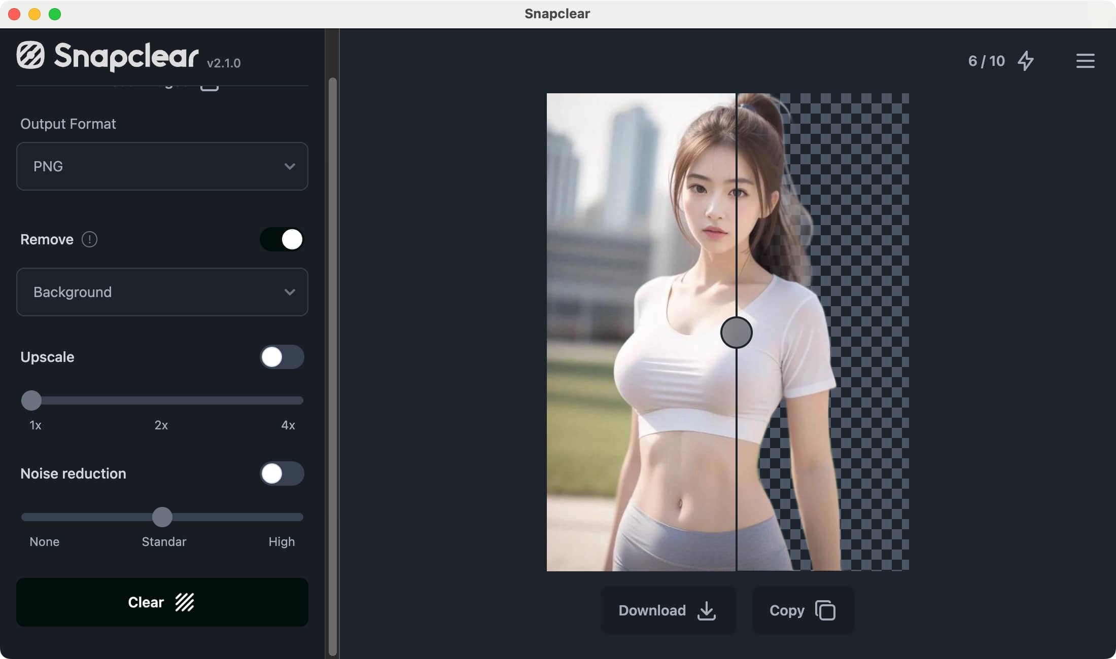 Snapclear for mac 基于ai的本地抠图应用-Empower资源站