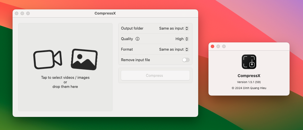 图片[2]-CompressX 1.17.1: mac视频和图片压缩工具 节省存储空间-Empower资源站