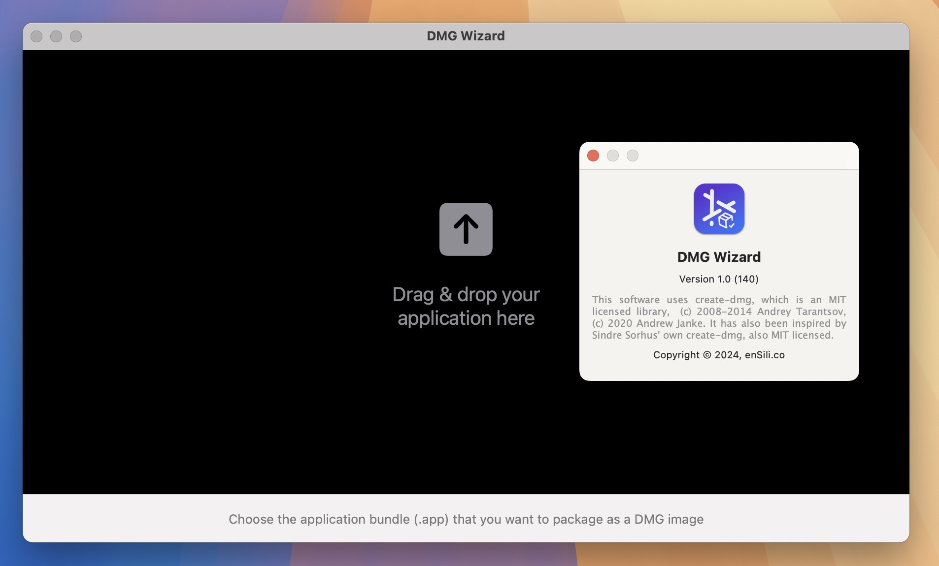 DMG Wizard 1.0 DMG磁盘打包应用-Empower资源站
