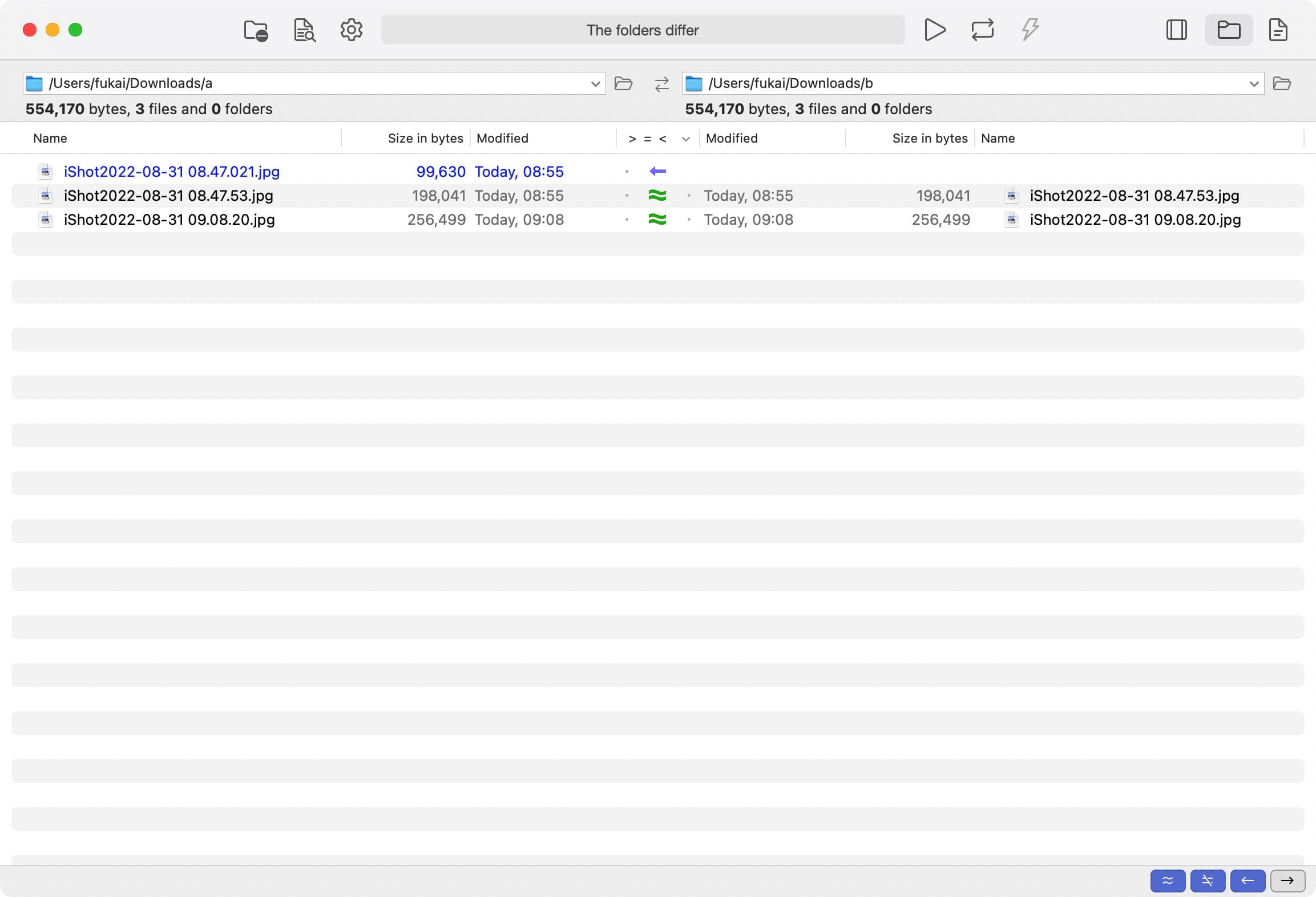 DirEqual 5.8.3 mac文件夹比较工具-Empower资源站