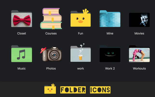 Folder Icons 2.0.2：个性化美化Mac文件夹图标-Empower资源站