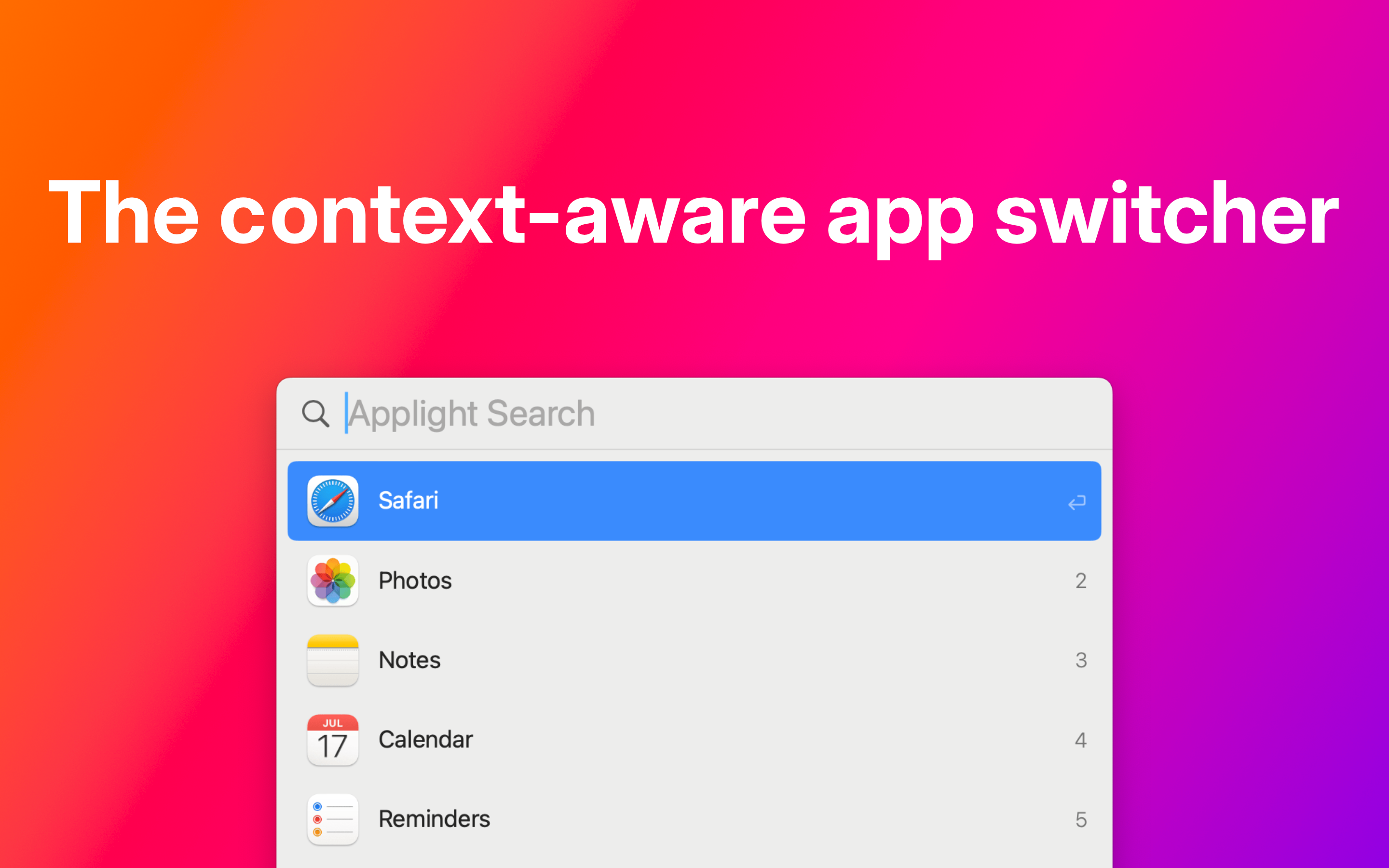 Applight 1.0.16 新一代macOS应用启动工具-Empower资源站