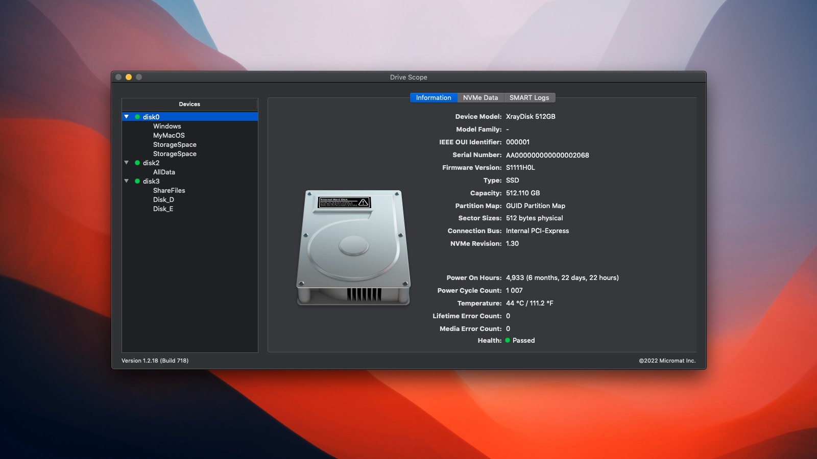Drive Scope for Mac v2.0.4 硬盘健康监测和诊断工具-Empower资源站