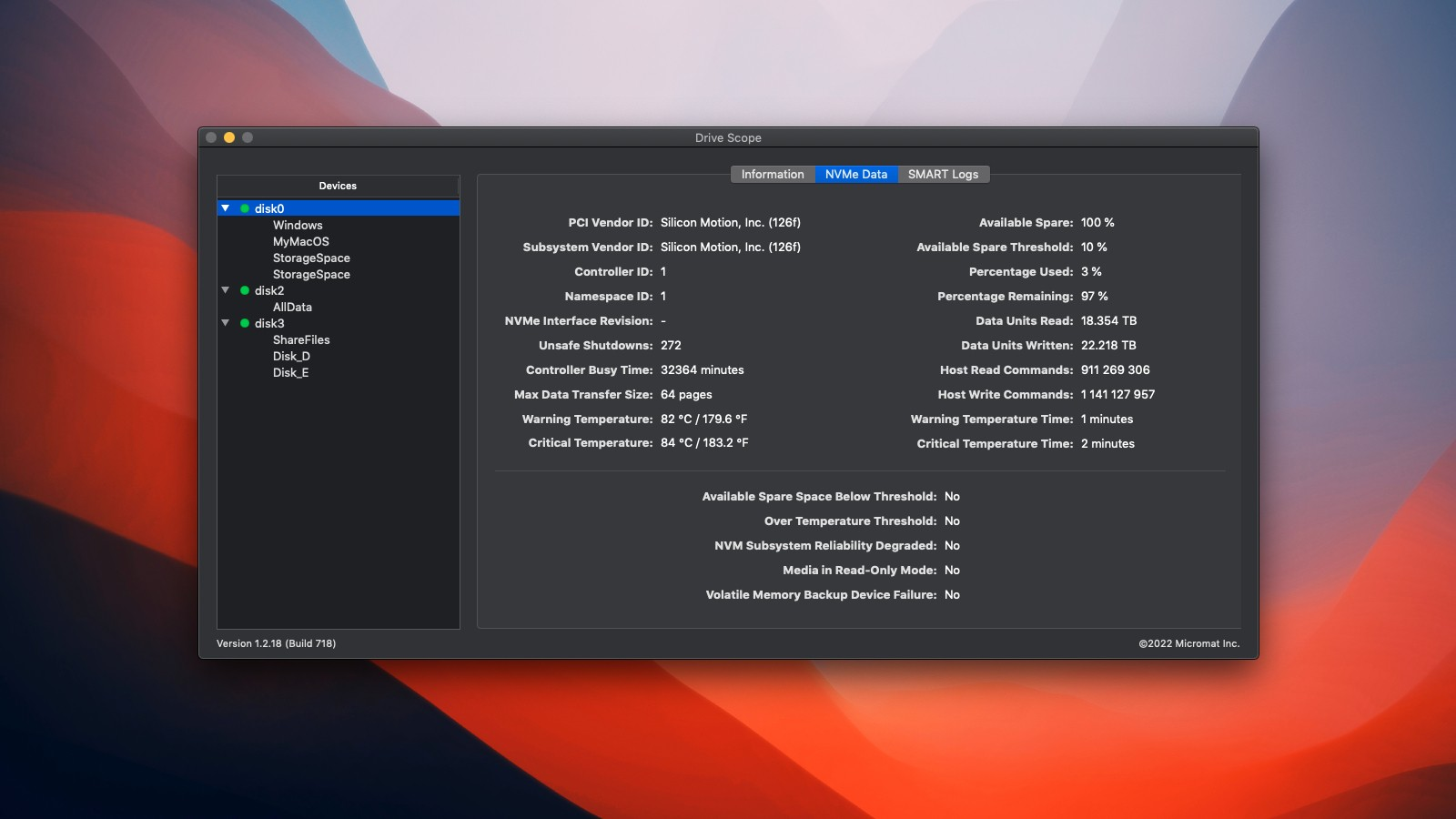 图片[2]-Drive Scope for Mac v2.0.4 硬盘健康监测和诊断工具-Empower资源站