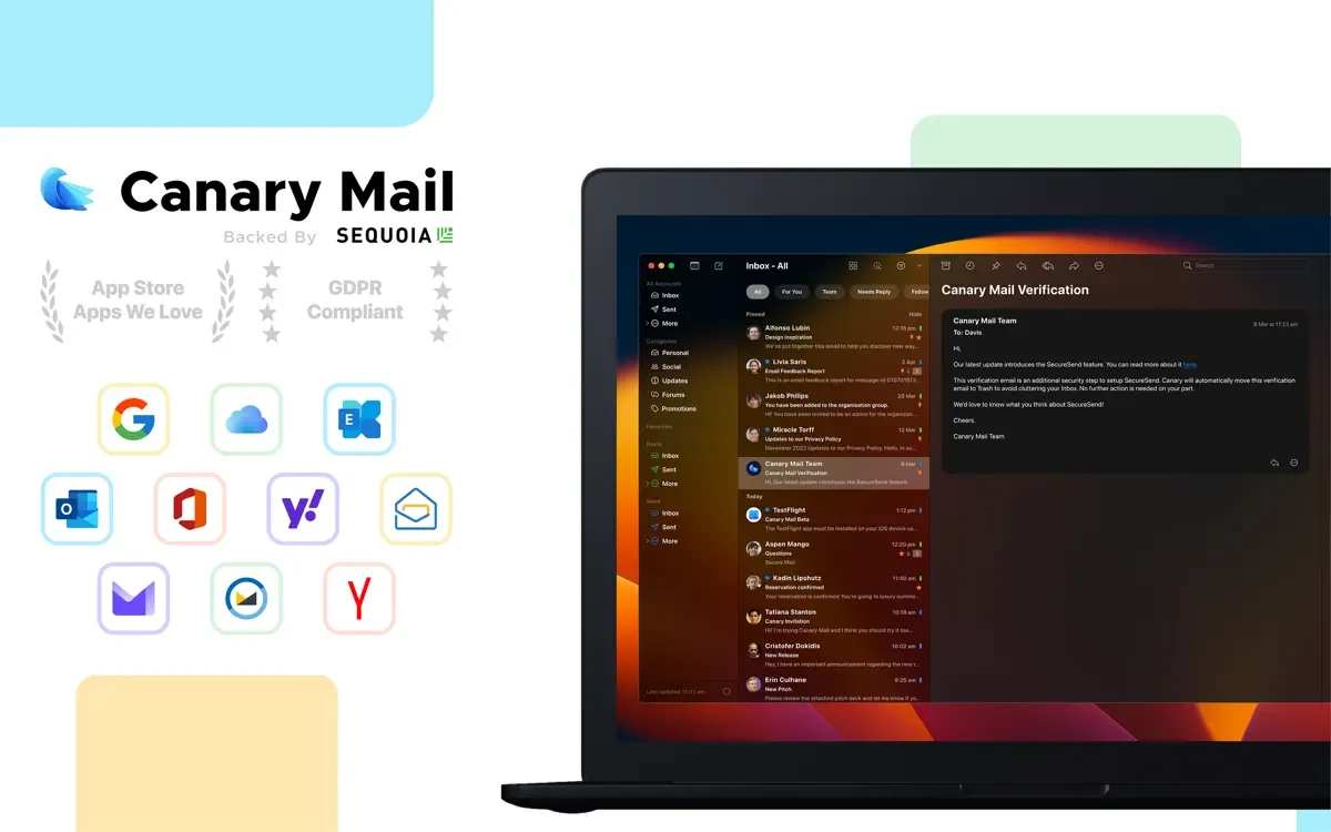 Canary Mail v4.74.0 安全多账户跨设备的电子邮件客户端-Empower资源站
