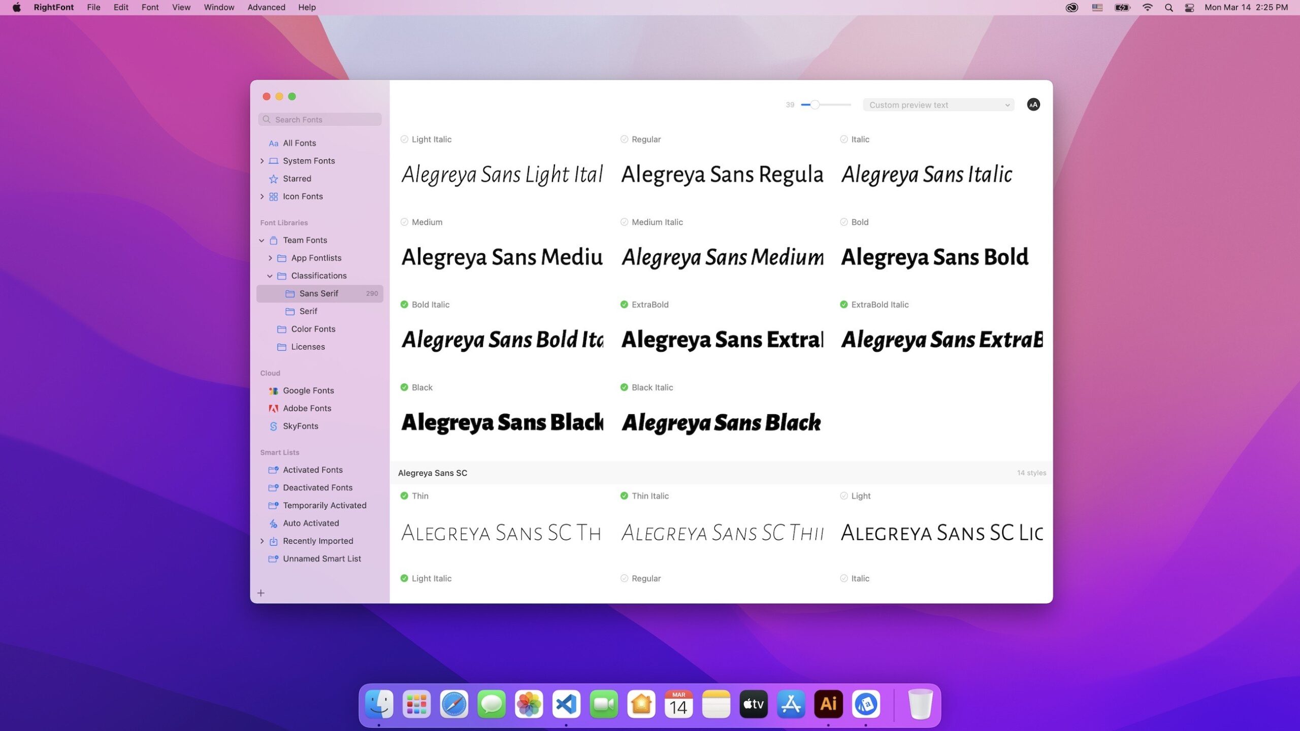 RightFont for mac 9.3.1-字体管理RightFont mac版下载-Empower资源站