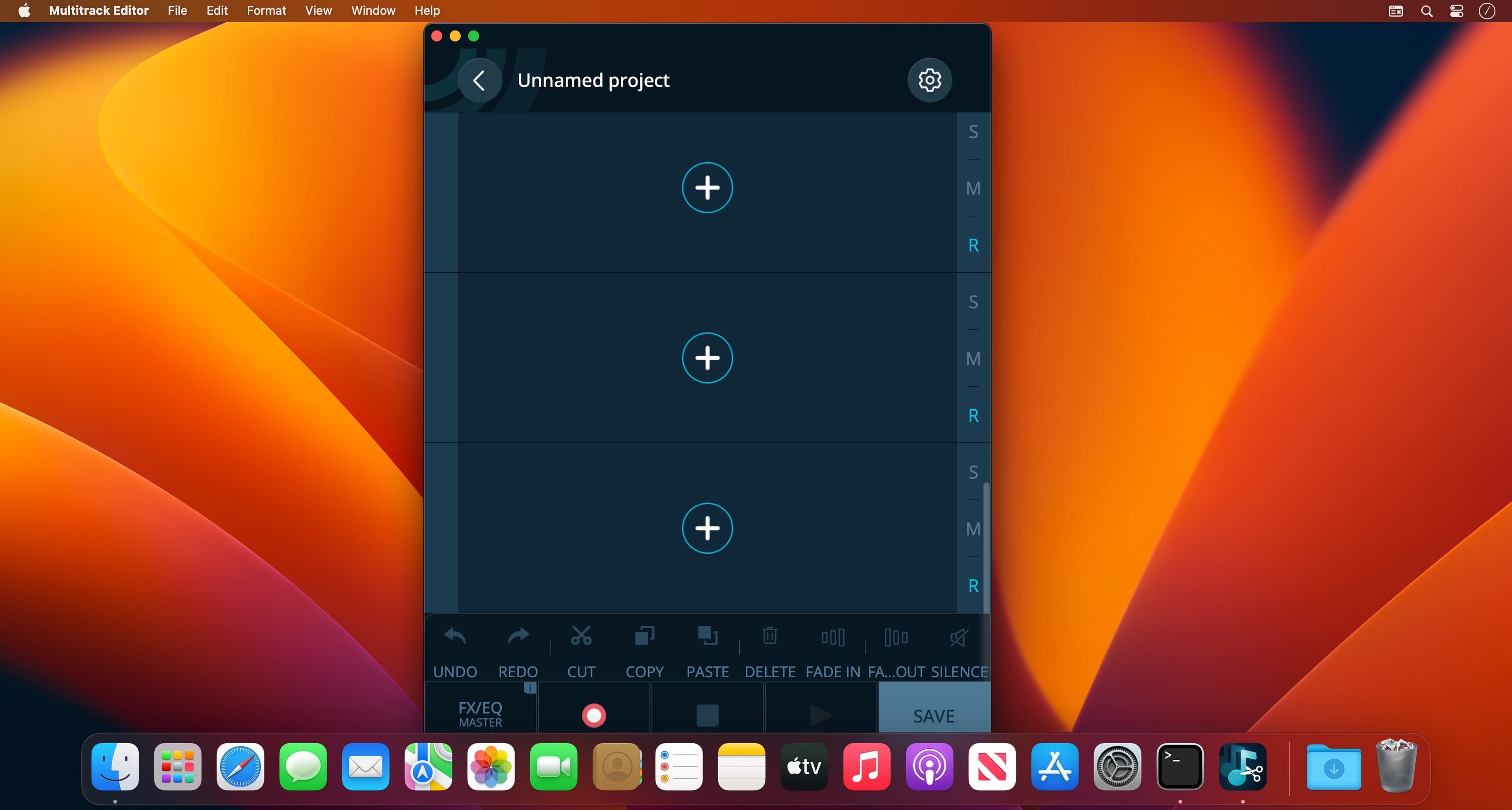Multitrack Editor v1.0.8 Mac专业混音工作室-Empower资源站