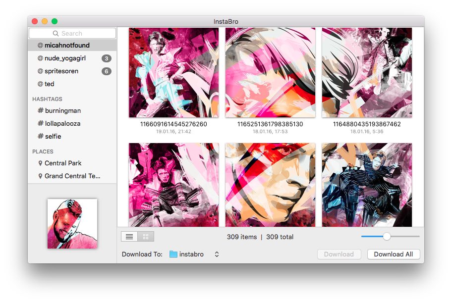 InstaBro 5.4.1 Instagram 内容下载工具-Empower资源站