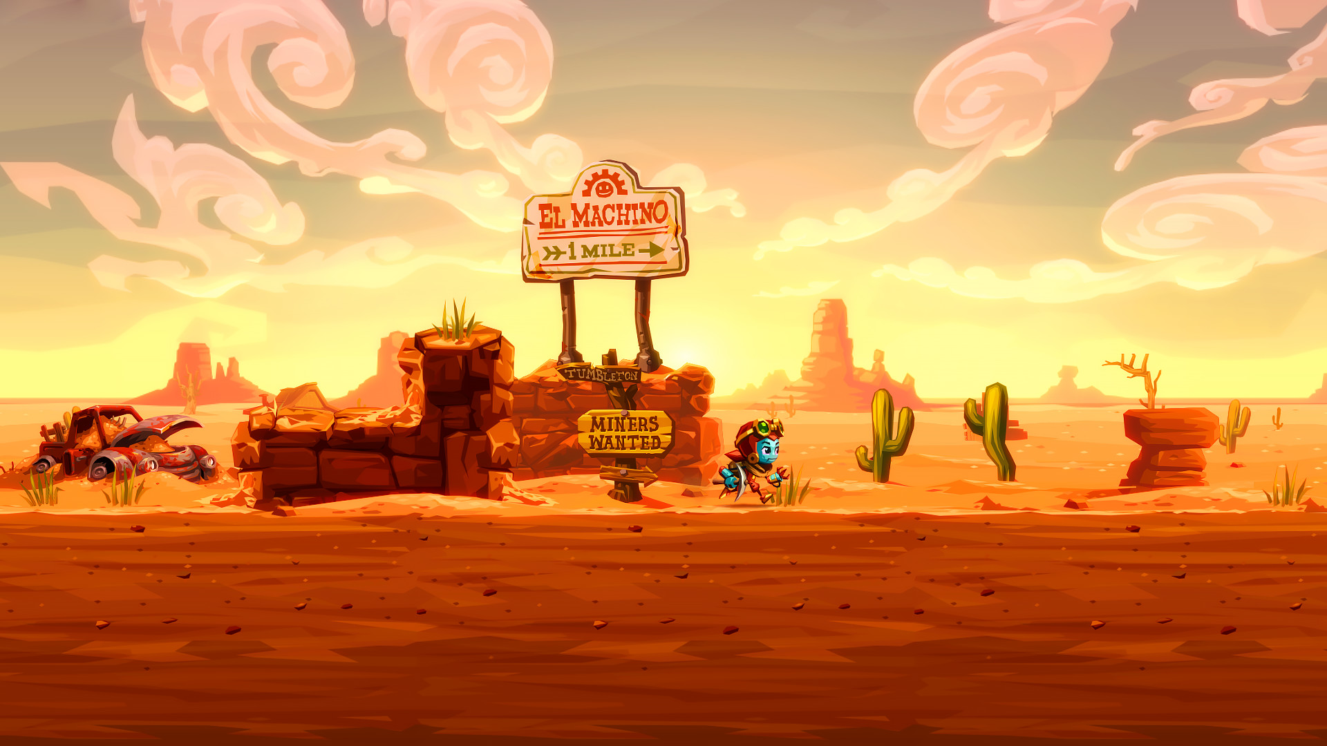 图片[3]-《SteamWorld Dig 2》mac破解版 -蒸汽世界2横版动作与沙盘混搭玩法-Empower资源站