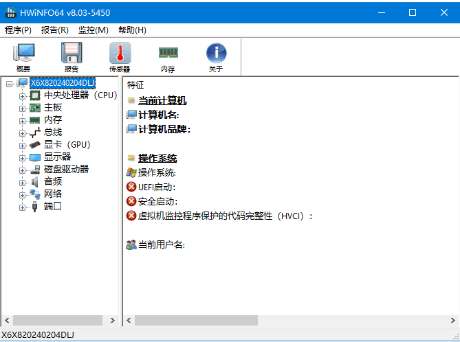 HWiNFO(专业系统信息检测工具) v8.13.5565 中文绿色版-Empower资源站