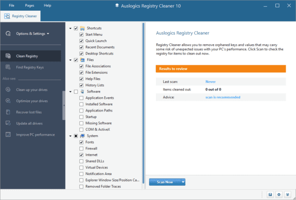 Auslogics Registry Cleaner(注册表清理工具) v11.0.0.0 便携版-Empower资源站