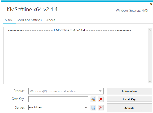KMSOffline(激活Windows和Office系列产品) v2.4.4 绿色版-Empower资源站