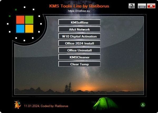 Ratiborus KMS Tools Lite(激活工具集成包) v2024.09.07-Empower资源站