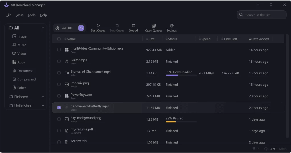 AB Download Manager 下载管理器 v1.1.0-Empower资源站