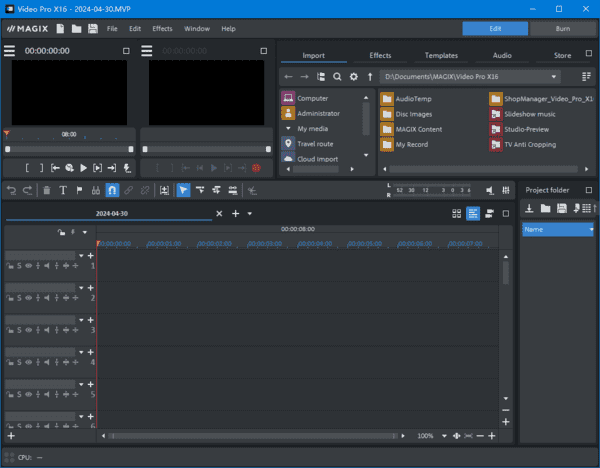 MAGIX Video Pro X16(专业视频编辑) v22.0.1.255-Empower资源站