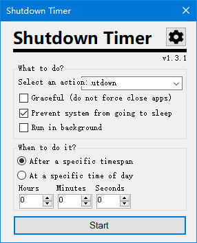 Shutdown Timer Classic(关机计时器经典版) v1.3.1 绿色版-Empower资源站