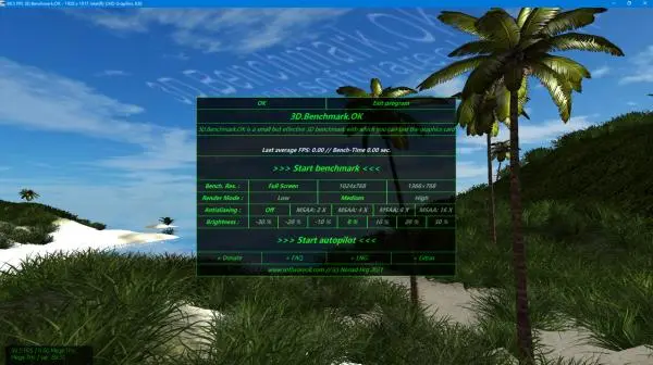 3D.Benchmark.OK(3D性能测试软件) v2.33 中文绿色版-Empower资源站
