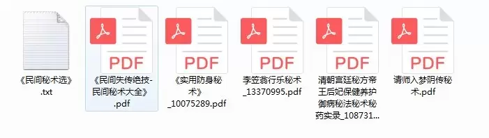 《民间失传绝技 民间秘术大全》清宫秘方保健 防身秘术等[pdf][1G]-Empower资源站
